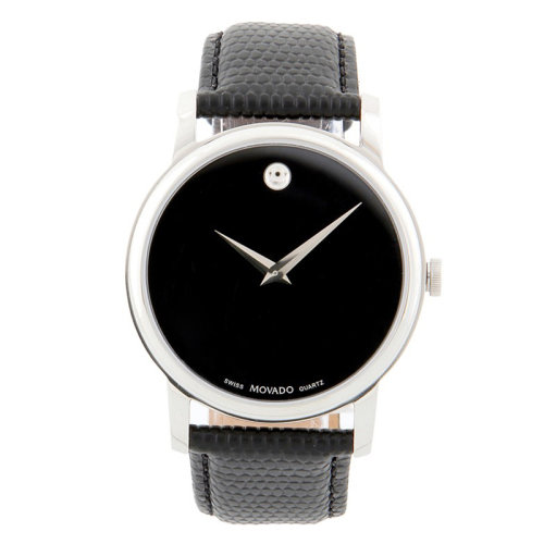 movado/摩凡陀经典博物馆系列石英男表2100002