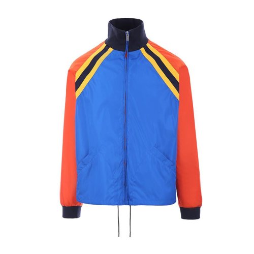 gucci/古驰 男士蓝色 老虎刺绣棒球夹克r-494889-z700c-4279-077