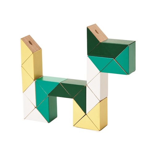 areaware/木质蛇形积木