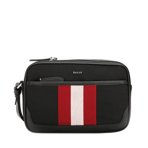 bally/巴利 男士黑色织物手拿包 6220464-034#190216gmx