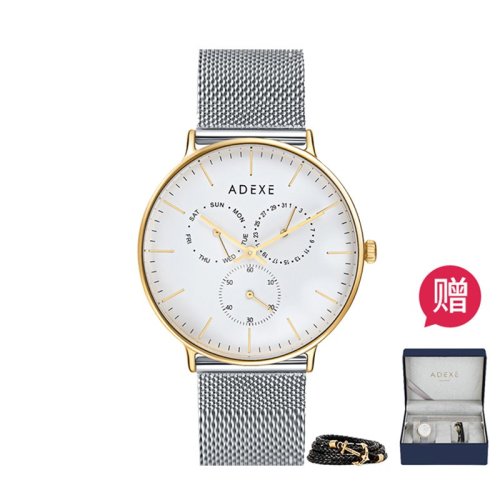 adexe/adexe mac系列三眼计时多功能石英手表男士手表男