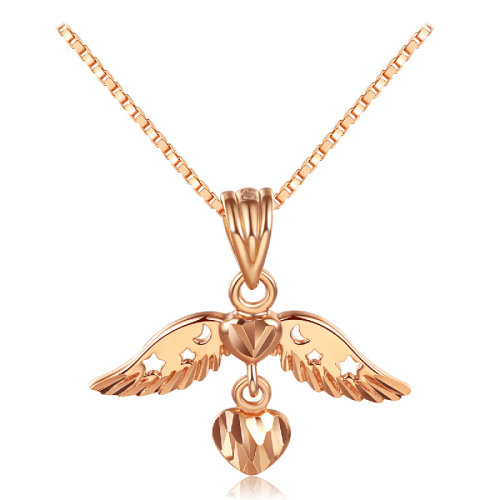 gzuan/古钻 天使之翼 18k金吊坠