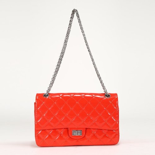 chanel(香奈儿) 红色皮质2.55单肩包