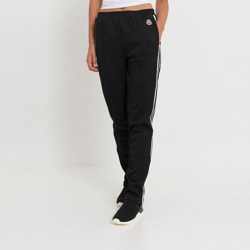 蒙克莱/moncler 女士 蒙口 条纹 百搭 运动 logo 黑色 女士休闲裤