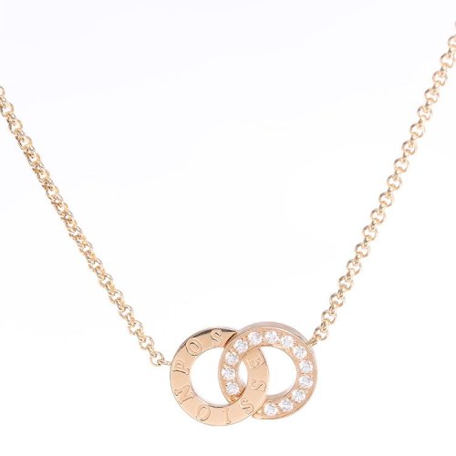 piaget(伯爵) possession系列18k金双环镶钻项链