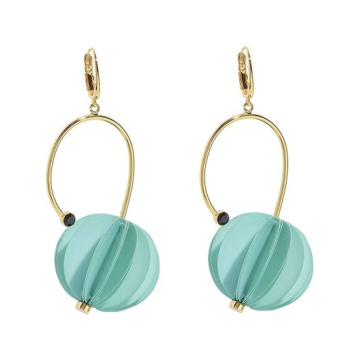 玛尼/marni 19年春夏 耳环 女士 串珠 时尚 蓝色 耳坠 ormv0071a0 r