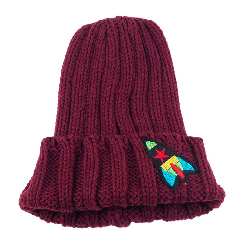 monkey road/monkey road monkeys系列冬帽-酒红色 mh010