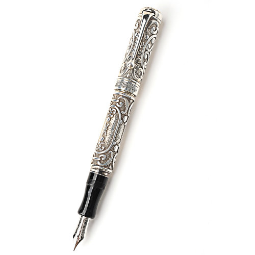 aurora奥罗拉 切利尼系列纯银自来水笔钢笔 921me