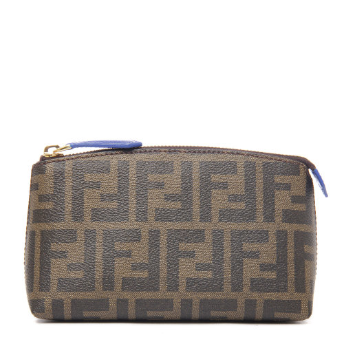 fendi(芬迪) 咖色logo化妆包