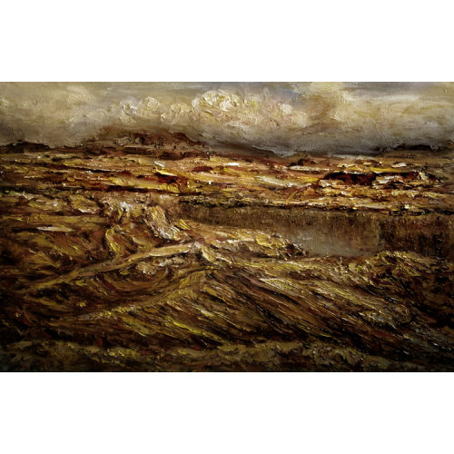 张莉《荒原系列之一》布面油画 可回购