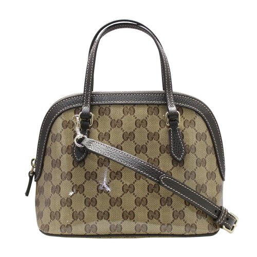 gucci/古驰 女士卡其色漆皮贝壳包 341504 002404