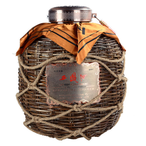 西凤【评酒会获奖 50斤大坛】 原浆酒 1991年 25l 60度 凤香型白酒