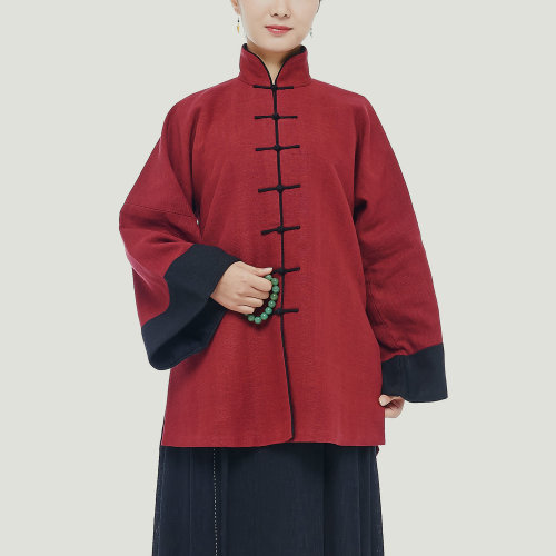 rsjl/如是净莲 民国 对眉领短袄 方袖 女士外套 秋冬款