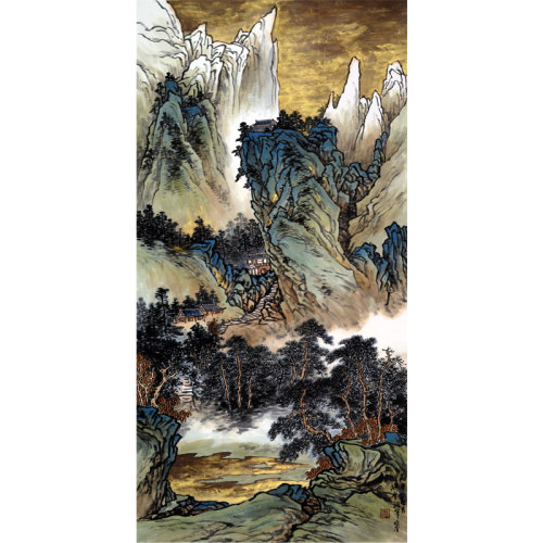 武戌奎 《春山幽居图》 传统水墨 写意山水