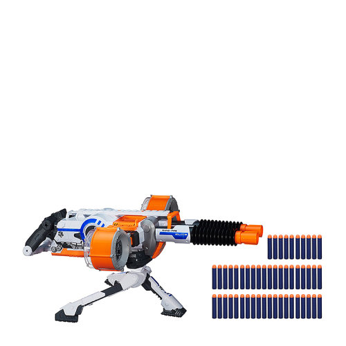 hasbro/孩之宝 nerf 热火犀牛发射器男孩互动对战软弹枪