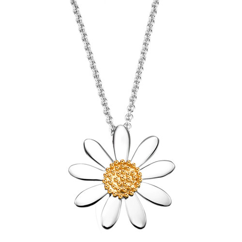 daisy london/daisy london 纯手工18mm复古小雏菊纯银项链
