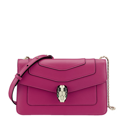 bvlgari/宝格丽 粉色单肩包 281235