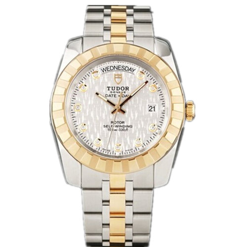 帝舵tudor王子系列白布纹(10钻)表盘机械男表 23013 62113 j797934