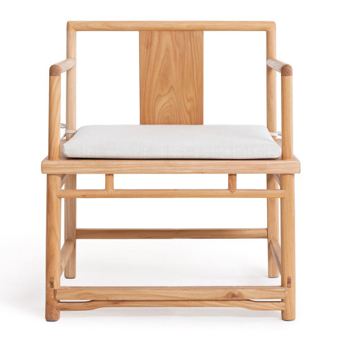 素木|素椅禅四式|新中式简约实木家具茶室会所客厅茶座椅小禅椅