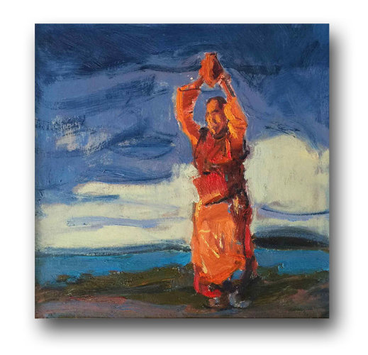 赵永刚《信仰》油画