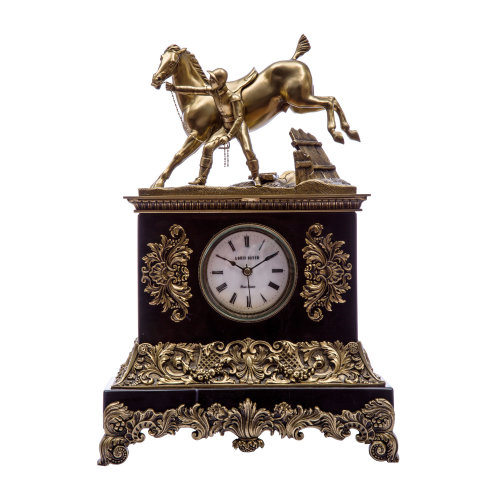 fennessy/梵尼诗 莎东t1015b马到成功座钟 仿古法式台钟客厅古董艺术