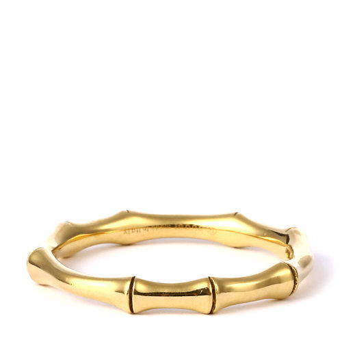 gucci(古驰) 18k黄金竹节戒指62