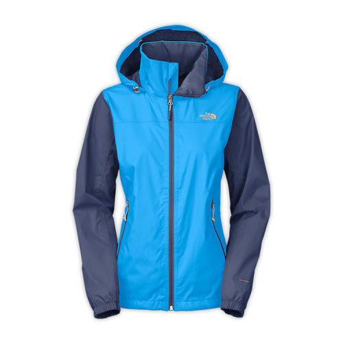 【the north face北面 户外女装】the north face 浅蓝色可卸帽式加大