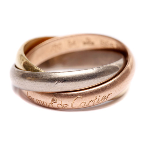 cartier(卡地亚)三环750戒指