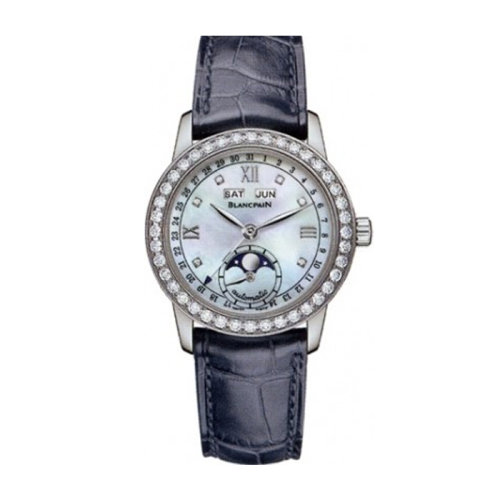 blancpain/宝珀 镶钻月相 女表 2360-4691a-55b