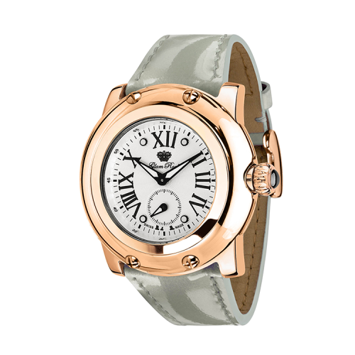 glam rock女士【classic】系列瑞士制造石英腕表 白色女式手表gr10061