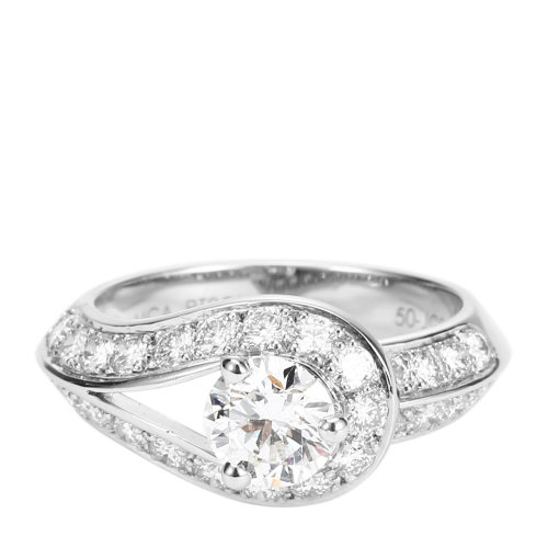 vancleefarpels梵克雅宝pt950铂金钻戒07ct50