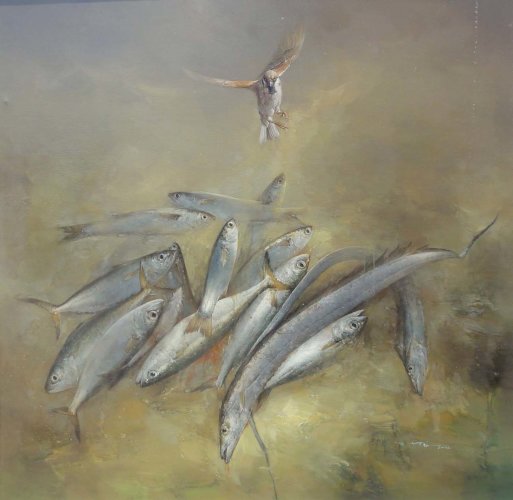 王坤龙《瞬间与永恒》油画