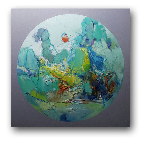 陈明龙《荷塘物语系列》油画