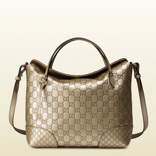 【预售】gucci(古驰)bree guccissima真皮手提包 353120