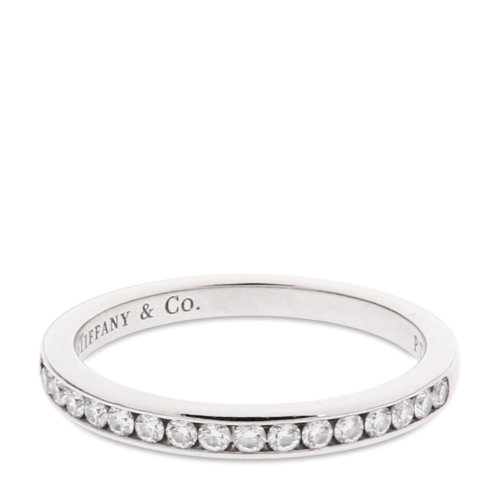 (蒂芙尼) pt950铂金镶钻戒指51