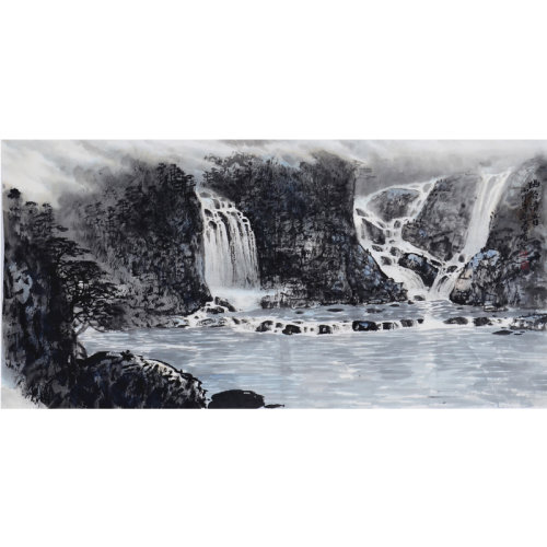 李有训《幽谷清音》传统水墨 写意山水