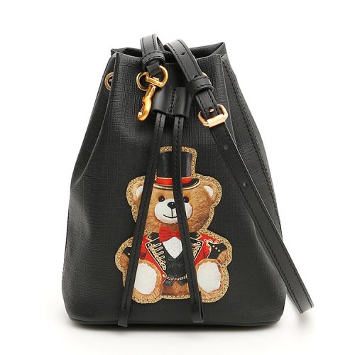 moschino/莫斯奇诺 20年春夏 杂技团泰迪熊水桶包 女性 手提包 a8430