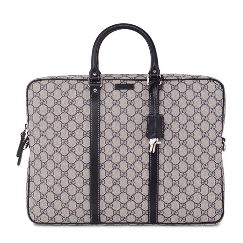 gucci/古驰男士手提包公文包单肩包织物电脑包201480 kgdh