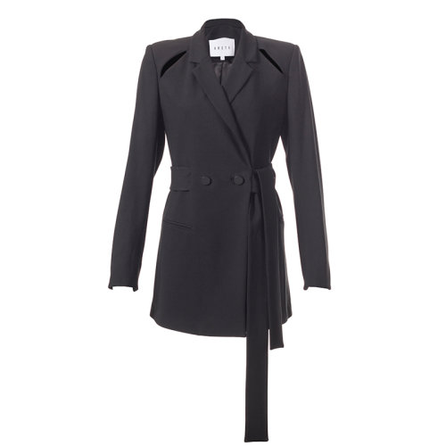 【dior迪奥 女士西服】dior(迪奥)黑色单排扣女士西装外套【正品 价格