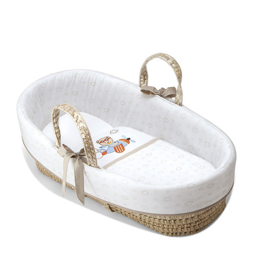 pali纯棉白色婴儿睡篮 064015188