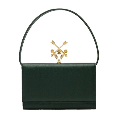 【designerbags】krisxu/krisxudeer欧洲进口织物/牛皮女士斜跨包deer