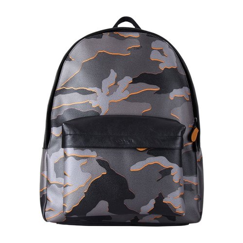 coach/蔻驰 男士迷彩皮质双肩背包 f31557