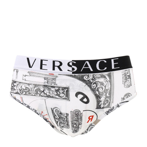 versace/范思哲白底印花男士内裤