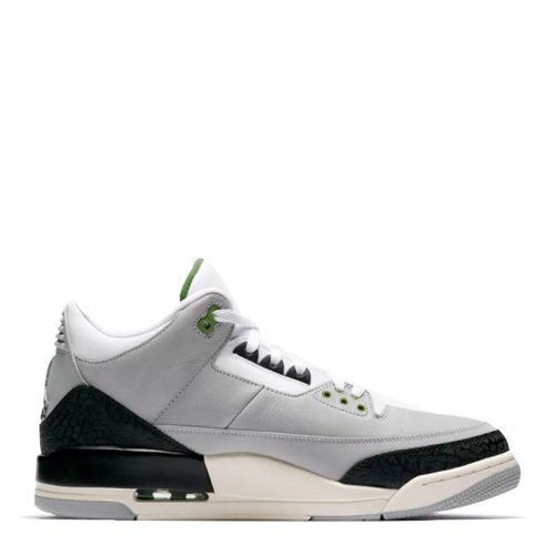 耐克nike aj3 男款灰绿 nike air jordan3 叶绿素 136064-006