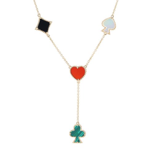 daisy fellowes/黛西法罗 k金系列项饰 女士18k金lucky缤纷项链