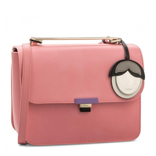 【包税】芙拉 furla elisir系列 手提单肩斜挎包 941526玫粉色