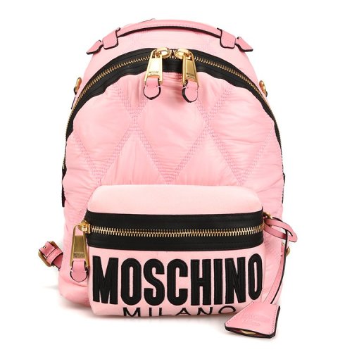 moschino/莫斯奇诺 19年秋冬 女包 女性 粉色 双肩包 76058207 b1223