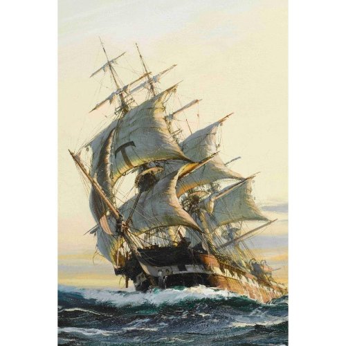 【secoo art寺库艺术 自营签约艺术家装饰画】帆船48/40x60cm/数码版