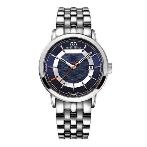 88 rue du rhone/宇路 瑞士石英手表男士品质钢带腕表