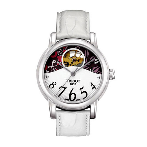 【可用券】tissot/天梭 心媛系列时尚潮流皮带机械女表t050.207.16.